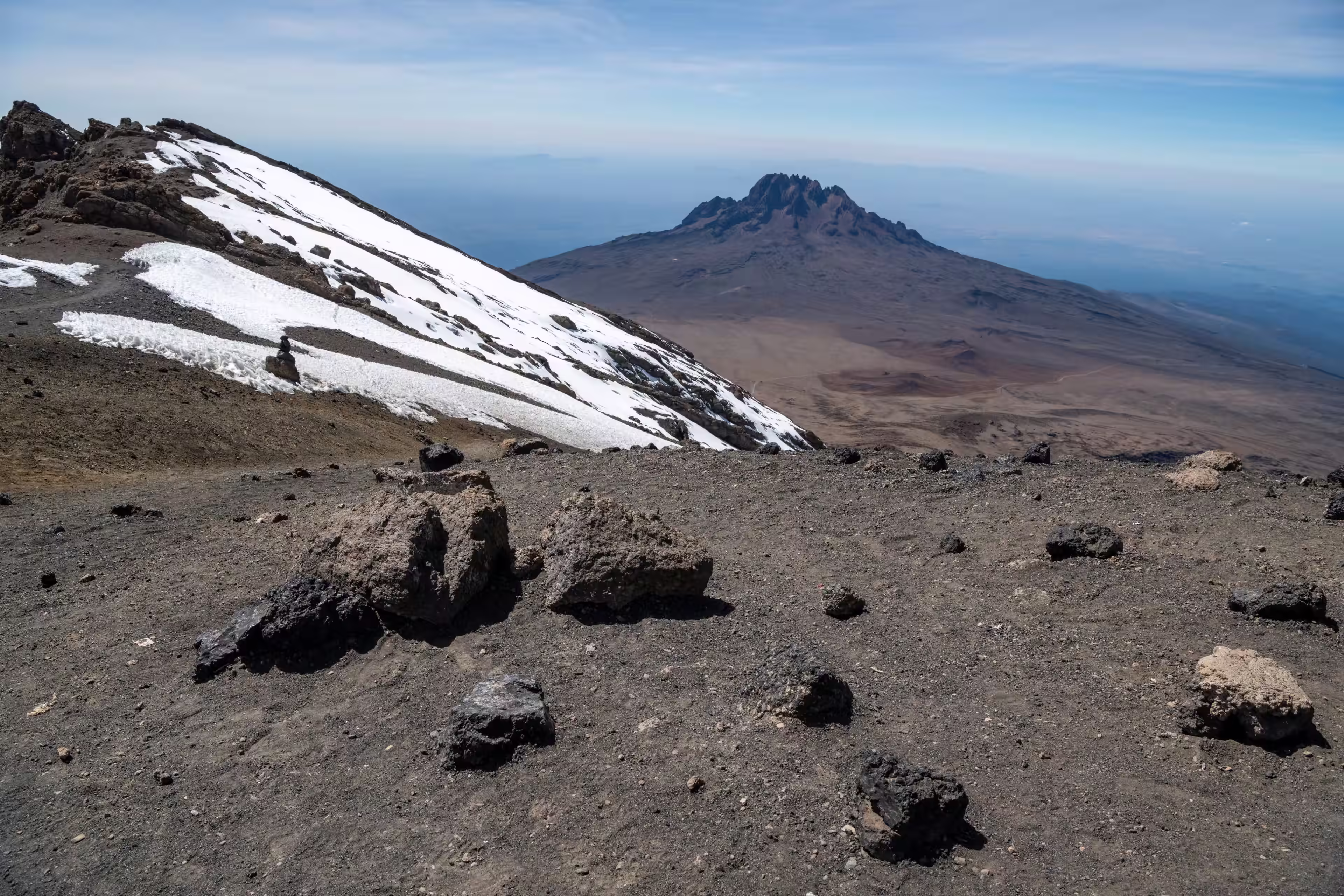 Mawenzi, second toit, vu depuis Kibo